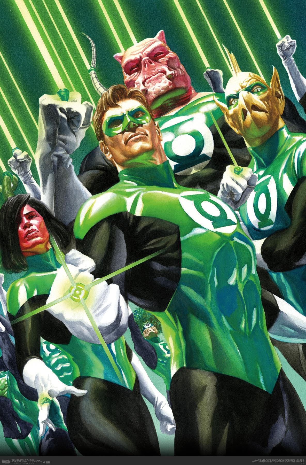 Amazon.com: DC Comics The Green Lantern Corps - Portrait Wall